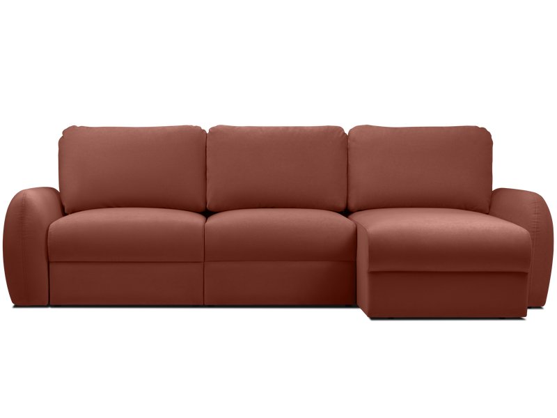 Модульный диван Полан 4 Велюр Терракотовый