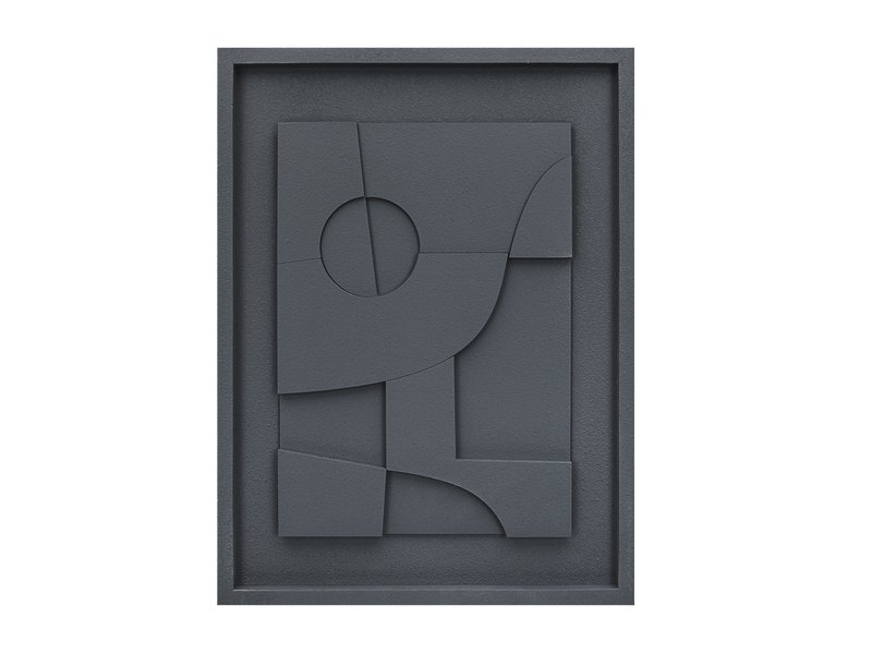 Графитовая картина с рельефом 45x60 см в раме