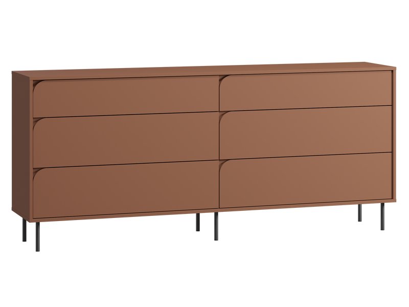 Комод Блест 200x87 терракотовый — практичное хранилище