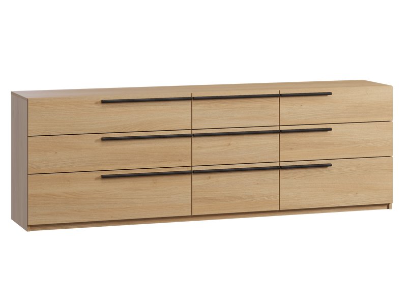 Комод Кимбол 210x70 из дуба Барбера для любой комнаты