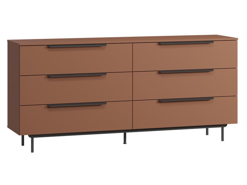 Комод Квелен 192x89 терракотовый — современный стиль