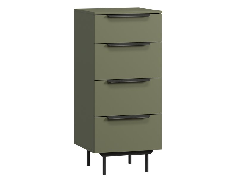 Комод Квелен 48x108 оливковый — стильное хранилище