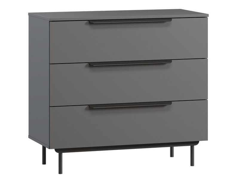 Комод Квелен 96x89 Графитовый — практичное хранилище