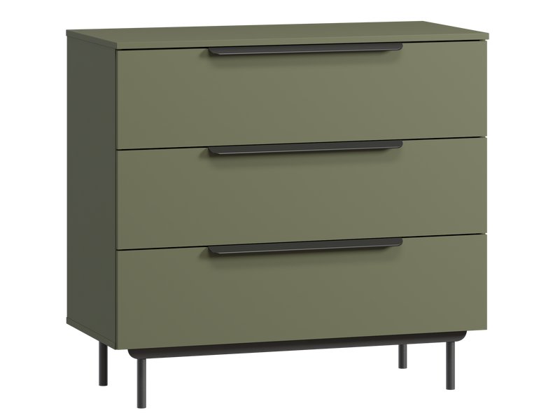 Комод Квелен 96x89 Оливковый — стильное хранилище