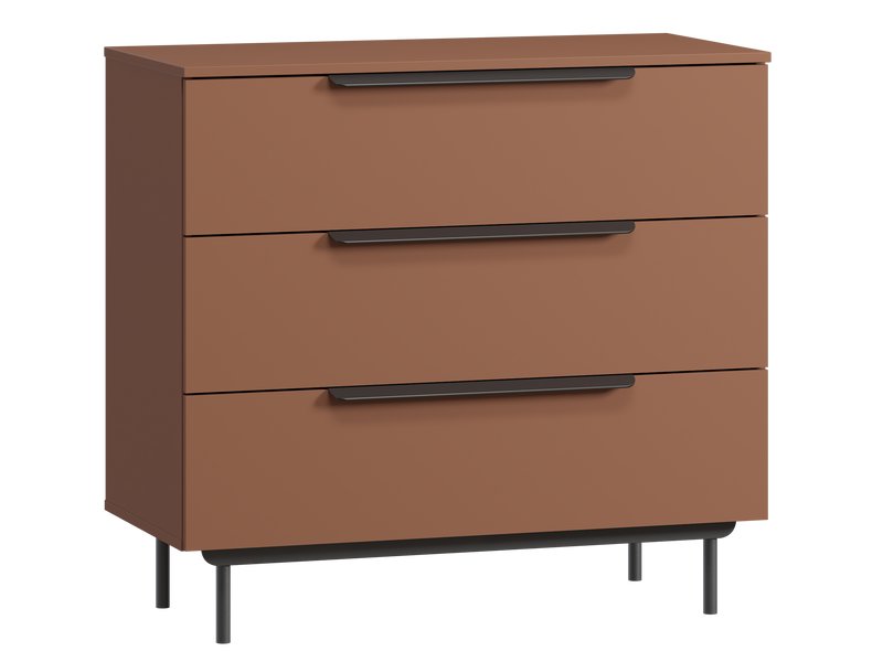 Комод Квелен 96x89 Терракотовый — стильное хранилище
