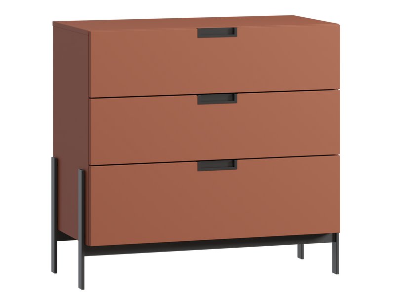 Комод Лигес 93x87 терракотовый — стильное хранилище