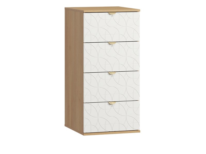 Комод Монблан 47x99 Ритм Белый для стильного хранения