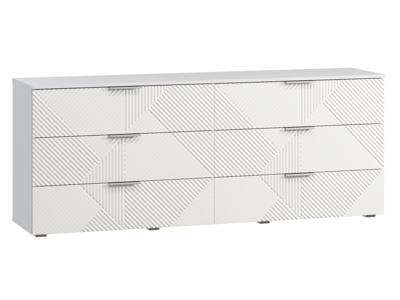 Комод Шелтон 183x73 см в белом цвете