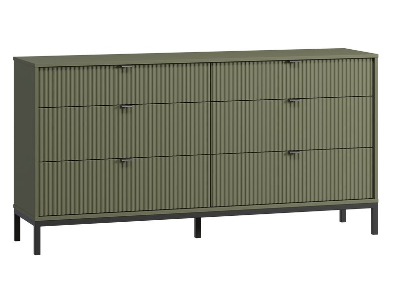 Комод Трейвис 165x84 оливковый — вместительный и стильный