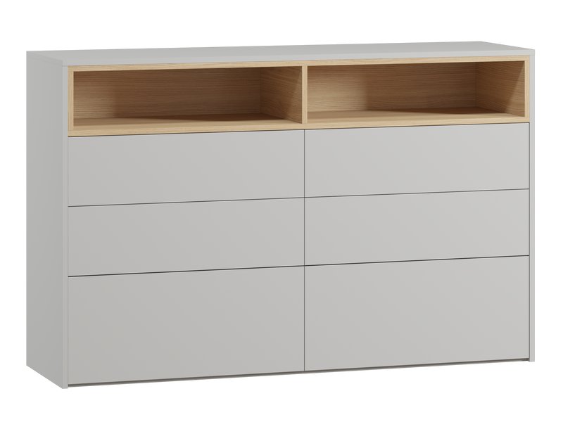 Комод Висмар 143x93 см пепельный цвет