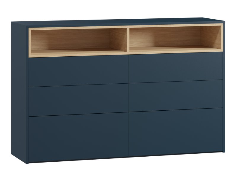 Комод Висмар 143x93 Темно-синий — стильное хранилище