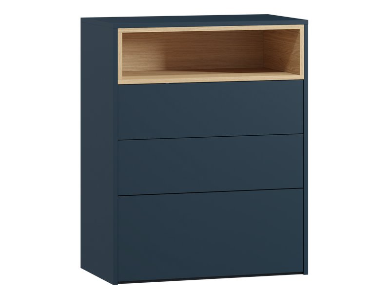 Комод Висмар 73x93 темно-синий — стильное хранилище