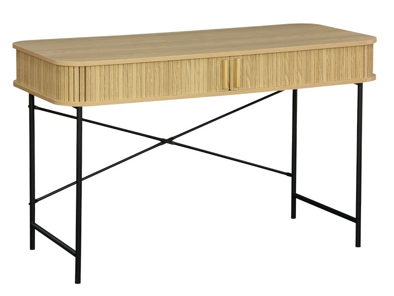 Консоль Рико 120x60 натуральное дерево и чёрный
