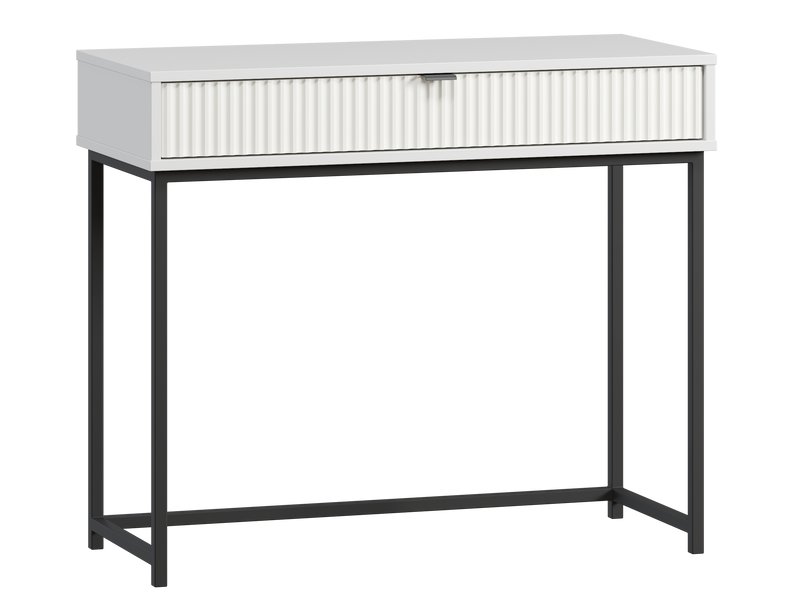 Консоль Трейвис 92x40 белый/черный для прихожей