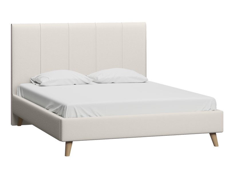 Кровать Шерона-Н 140 Букле Молочный