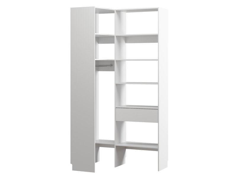Модуль для гардероба Хелен 1-120x240 Белый