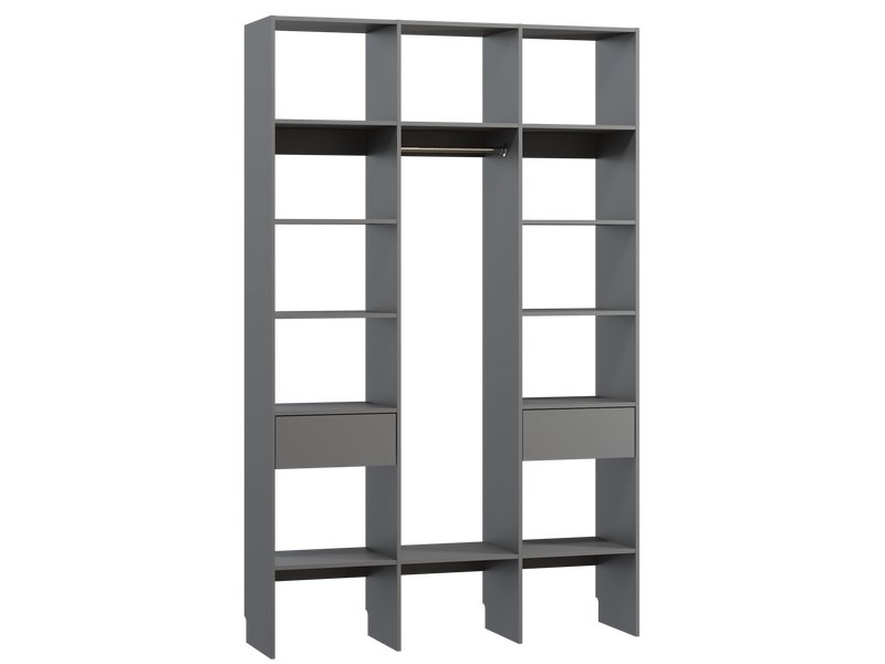 Модуль для гардероба Хелен 3.1-150x240 Графитовый