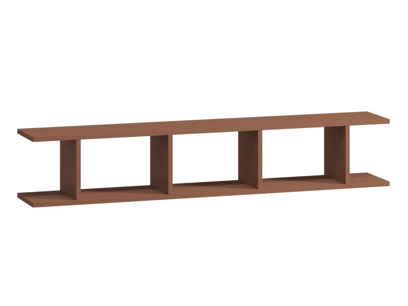 Полка Брилл 134x24 Терракотовый