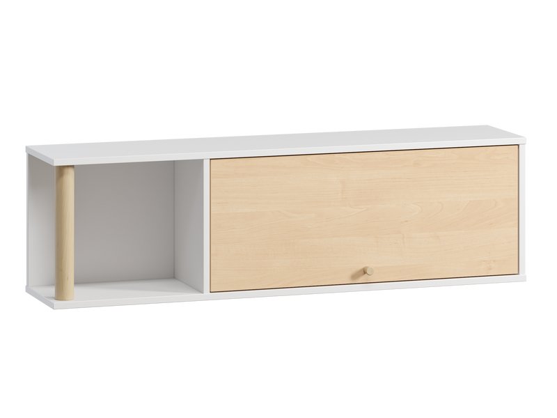 Полка Дикинс 120x35 из березы для современного интерьера