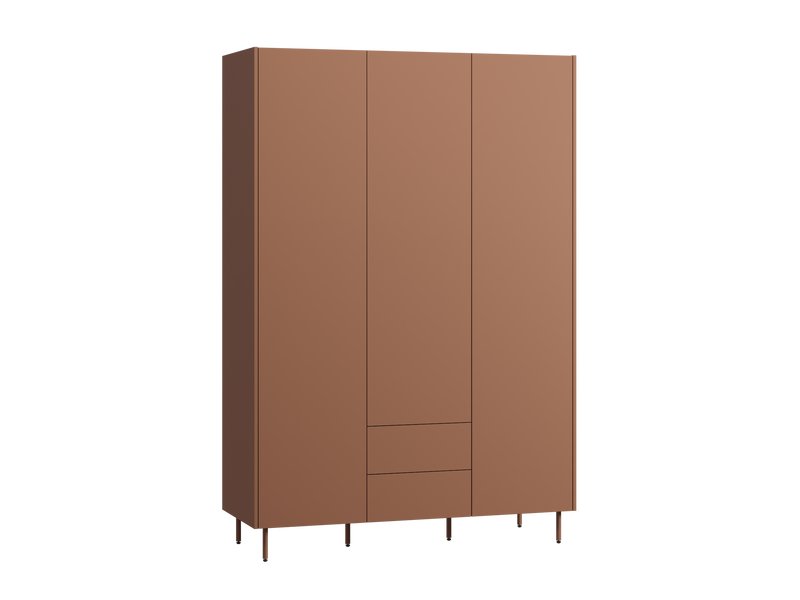 Распашной шкаф Изи 3.1-150x220 Терракотовый