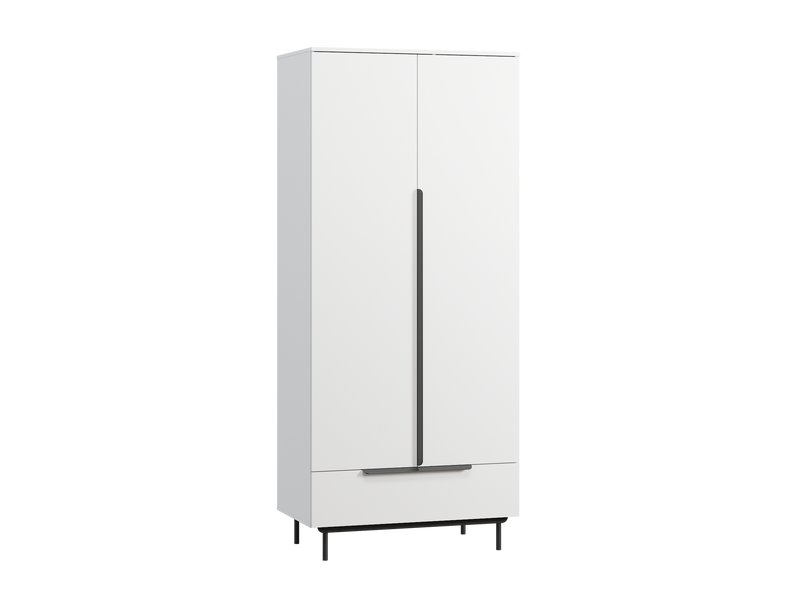 Распашной шкаф Квелен 2-96x220 Белый