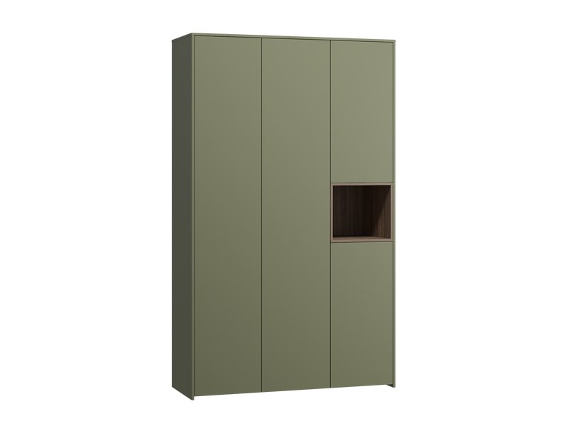 Распашной шкаф Висмар 3-153x240 Оливковый