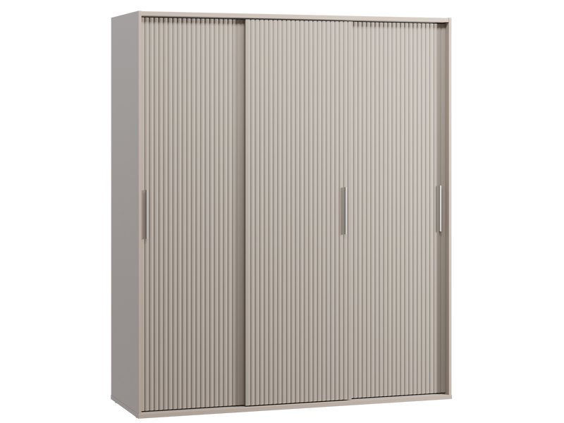 Шкаф-купе Беррингтон 3-177x210 в цвете Латте