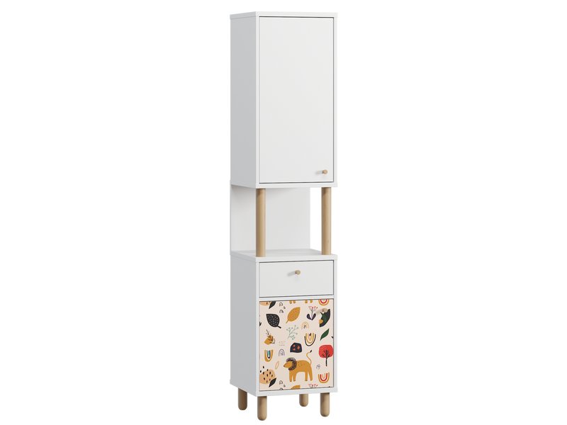 Стеллаж детский Трикси 41x190 Зоо