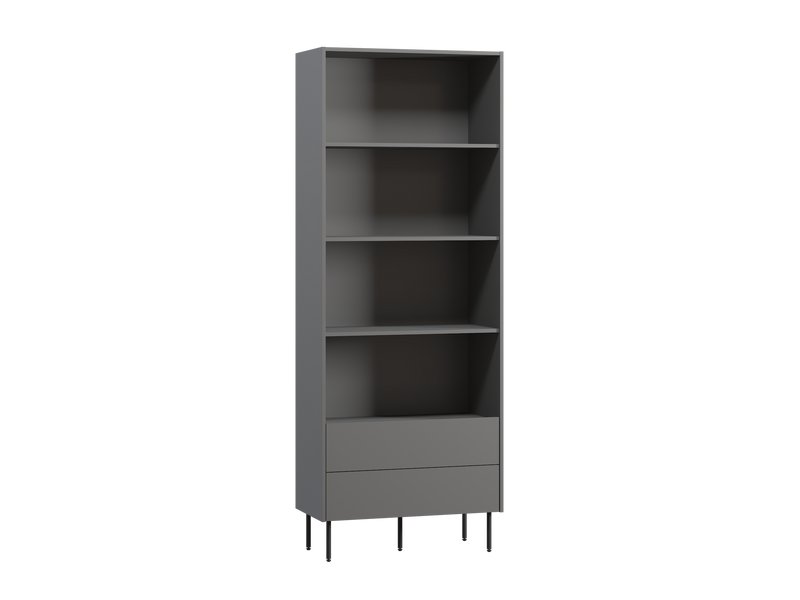 Стеллаж Дигарс 83x220 Графитовый