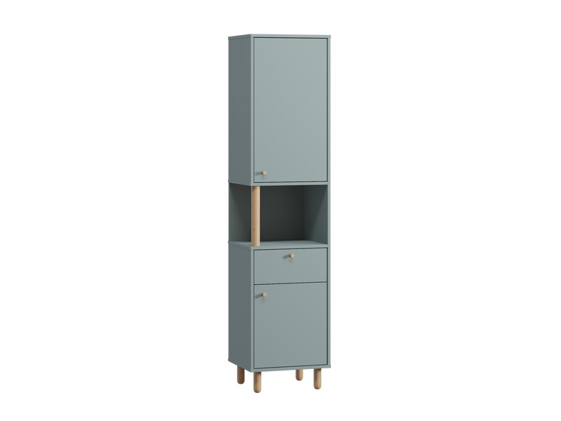 Стеллаж Дикинс 45x190 Серо-зеленый