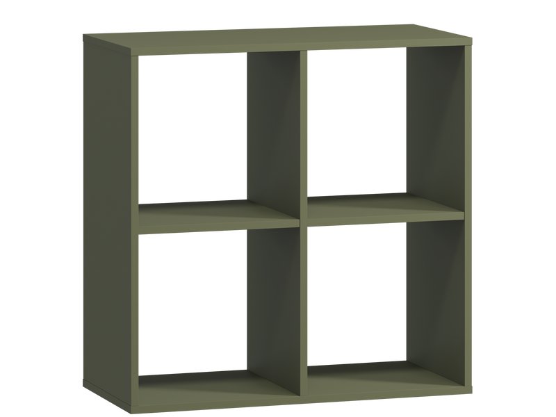 Стеллаж Кейн 4-75x75 Оливковый