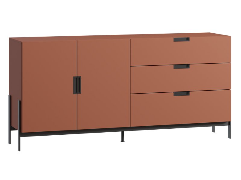 Тумба Лигес 183x87 Терракотовый