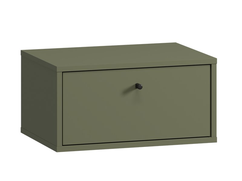 Подвесная тумба Сайрис 50x25 оливкового цвета