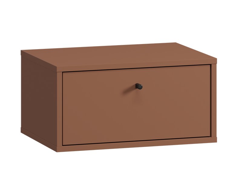 Тумба подвесная Сайрис 50x25 терракотовый цвет