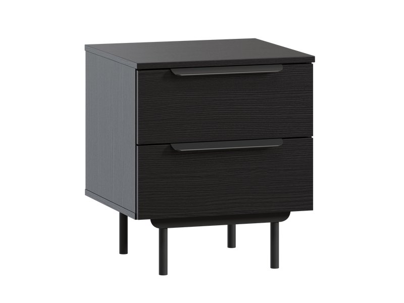 Тумба прикроватная Квелен 48x55 Черный древесный