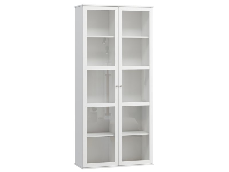 Витрина Амели 2-102x220 Белый
