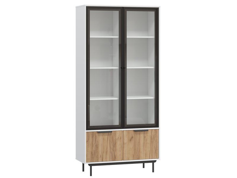 Витрина Леванте 2-97x205 Белый