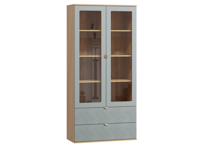 Витрина Монблан 2-93x195 Косы Мятный